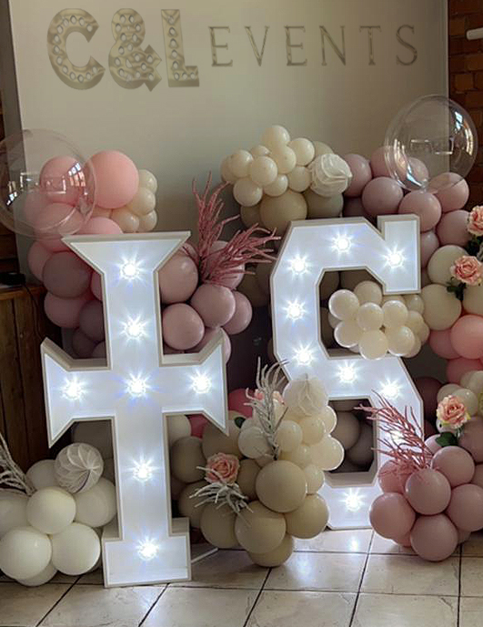 C&L Events can provide Prosecco Cart, Candy Cart, Shimmer Backdrop, Balloon Arches & Displays and much more...